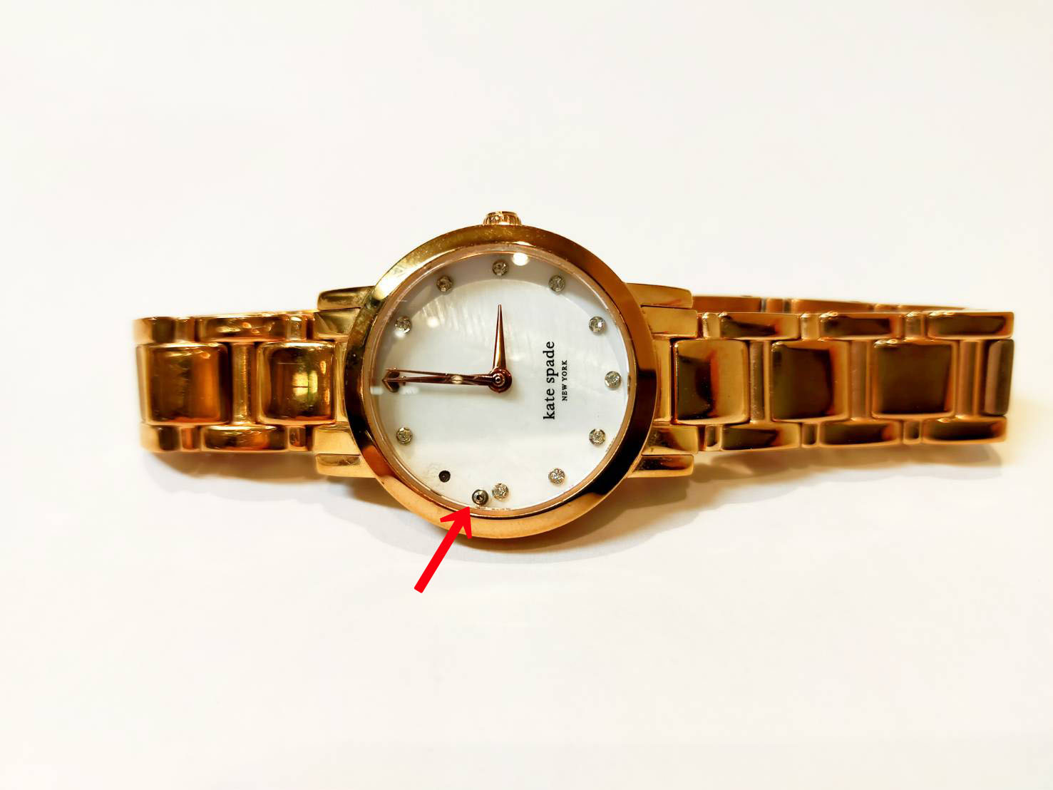 kate spade ケイトスペードのインデックス取付と電池交換