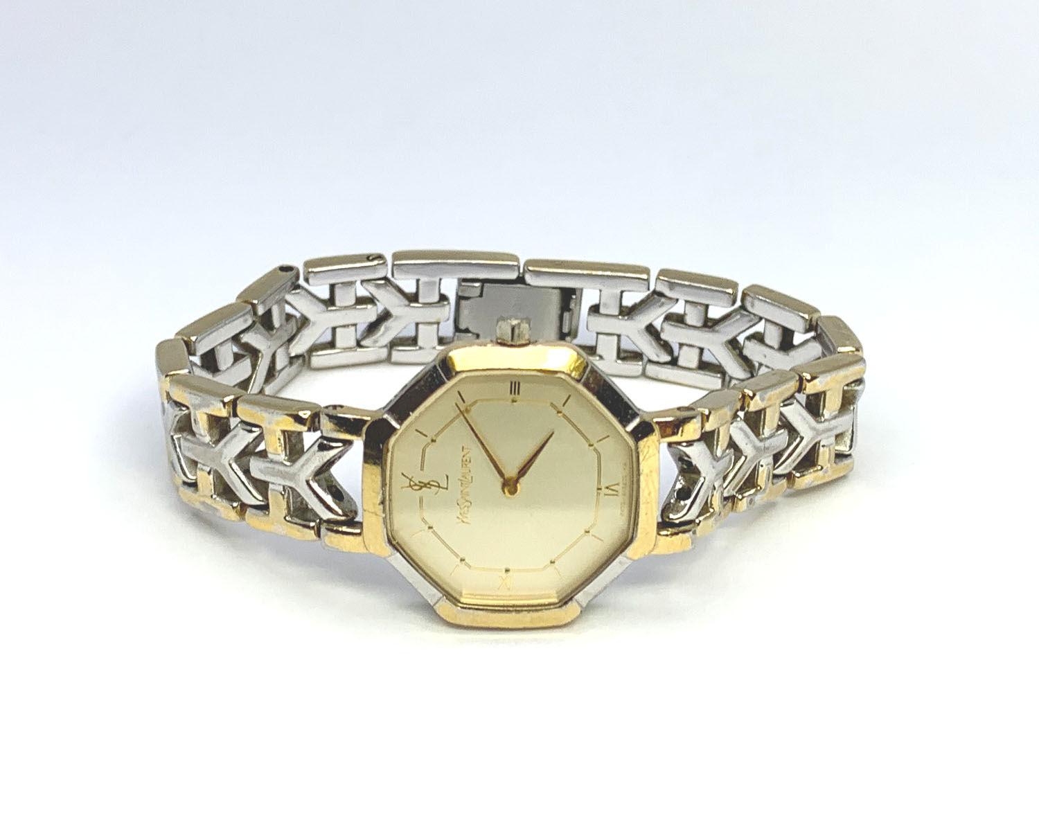❤️最低販売価格❤️ Yves Saint Laurent 腕時計 Yカットガラス