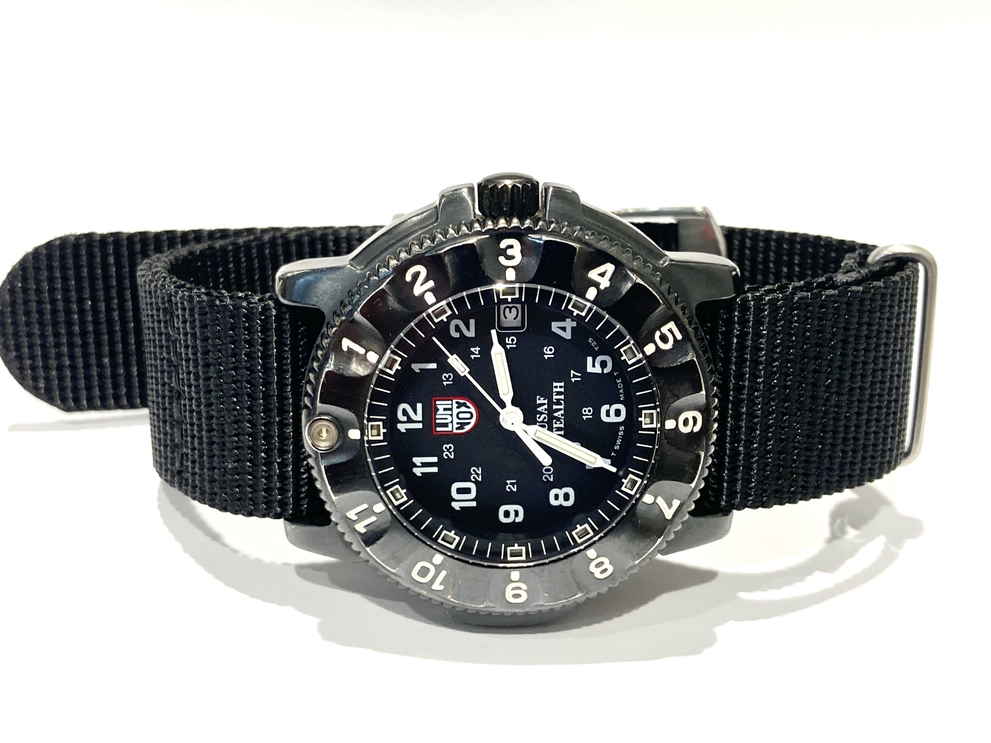 【送料込】LUMINOX/ベルト破損/電池切れ